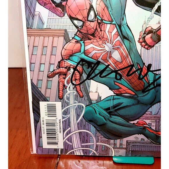 SPIDER-MAN 2 #1 Gamerverse Signed By Cristos Gage w CSA C.O.A. Todd Nauck Cover - Picture 6 of 8